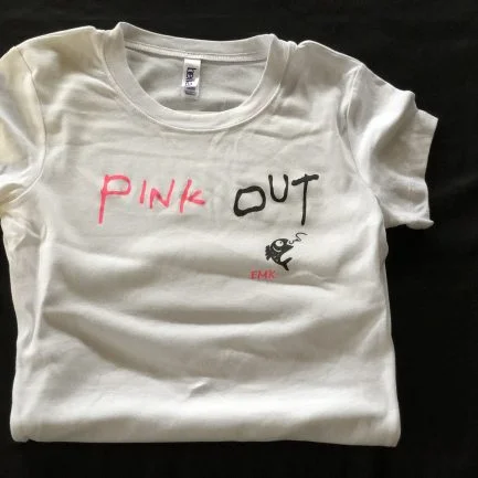 Pink Out - White ladies-cut